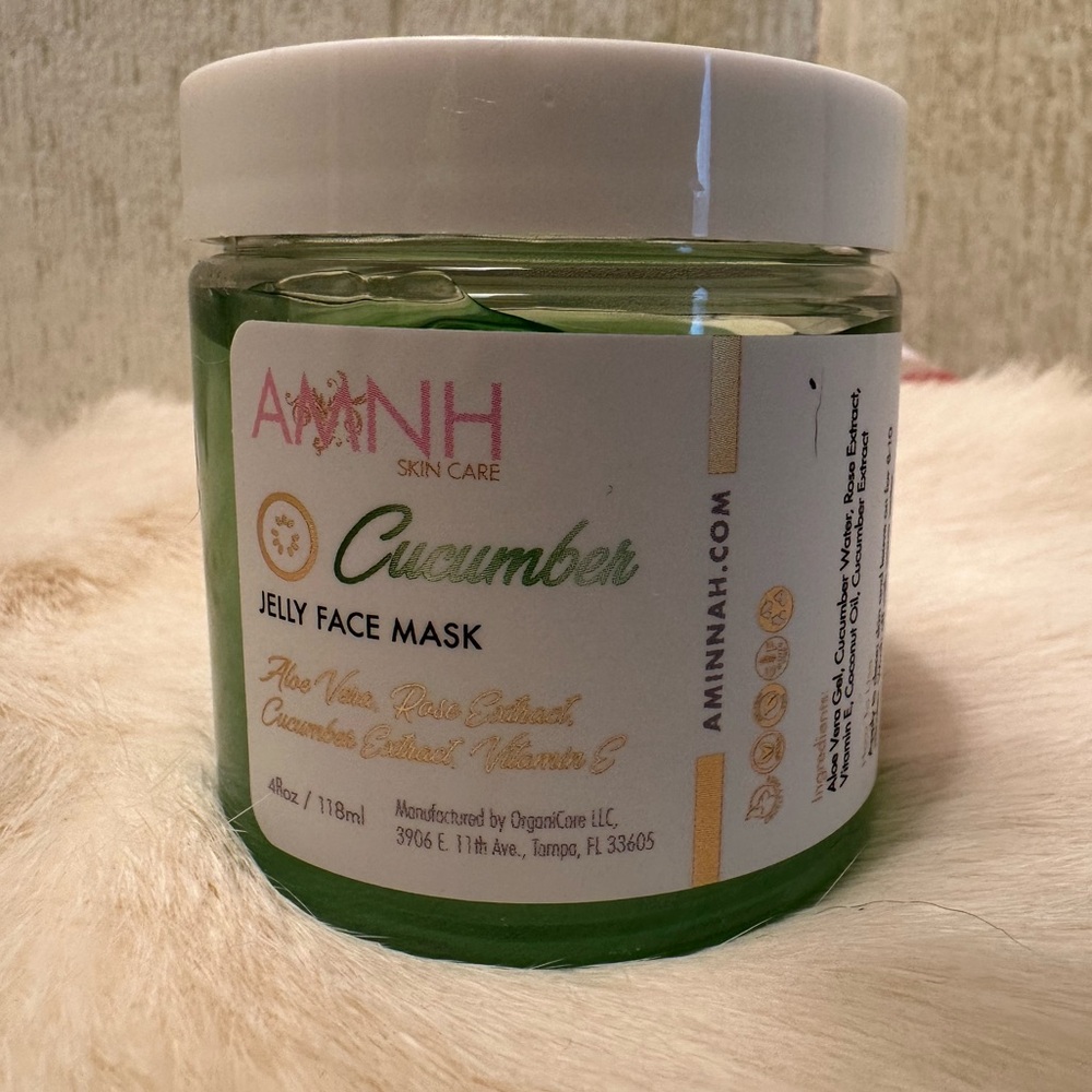 AMINNAH Cucumber Jelly Face Mask - Green - Picture 1 of 2